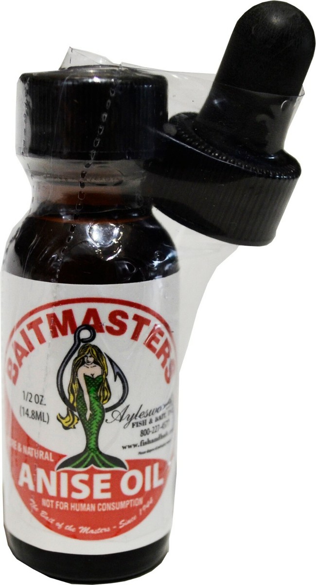 Baitmasters Anise Oil 1/2 ounce with Dropper | eBay Baitmasters Anise Oil 1/2 ounce with Dropper | eBay