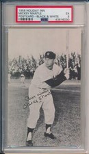 Mickey Mantle 1958 Holiday Inn Card postcard Rare SP PSA 5 High Grade