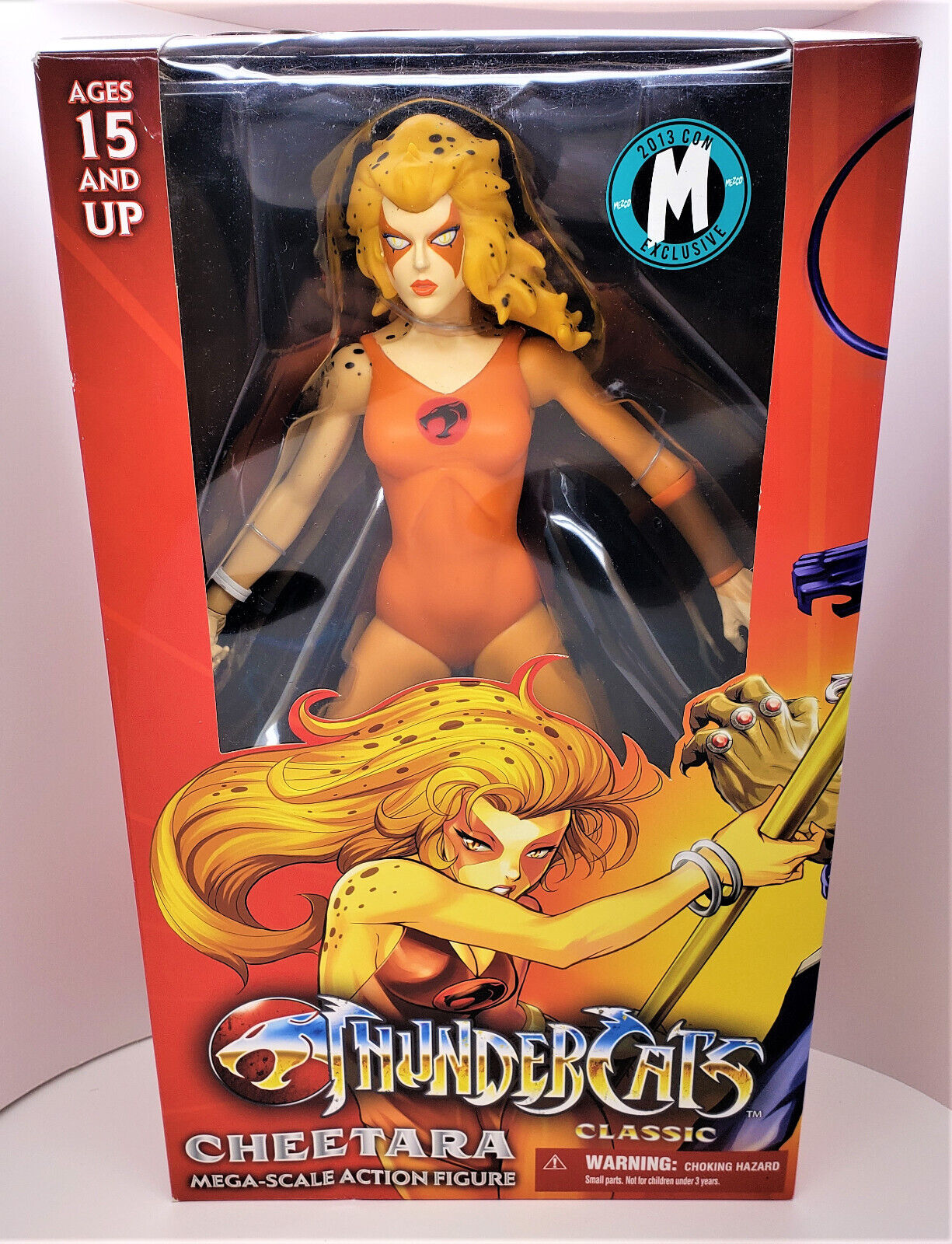 MEZCO 14” 2013 CON EXCLUSIVE THUNDERCATS CHEETARA MEGA-SCALE ACTION FIGURE – NIB