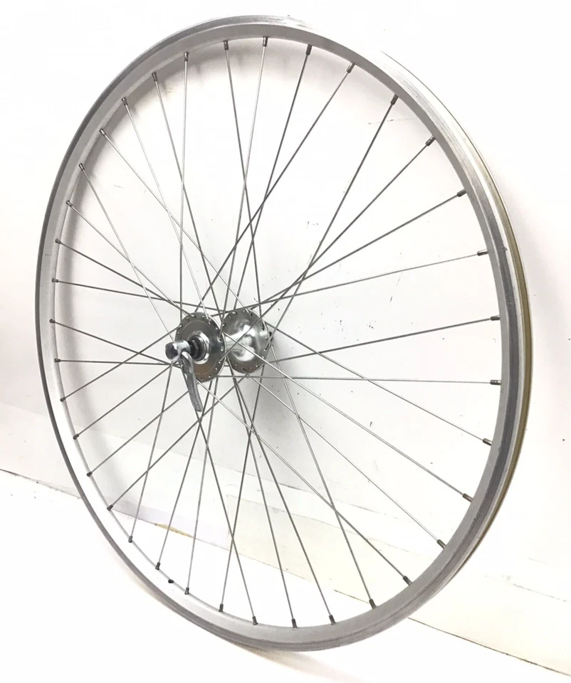 700c Vorderrad Alufelge Schnellspanner Hi-Flange Nabe Rennrad Gravelbike #C62