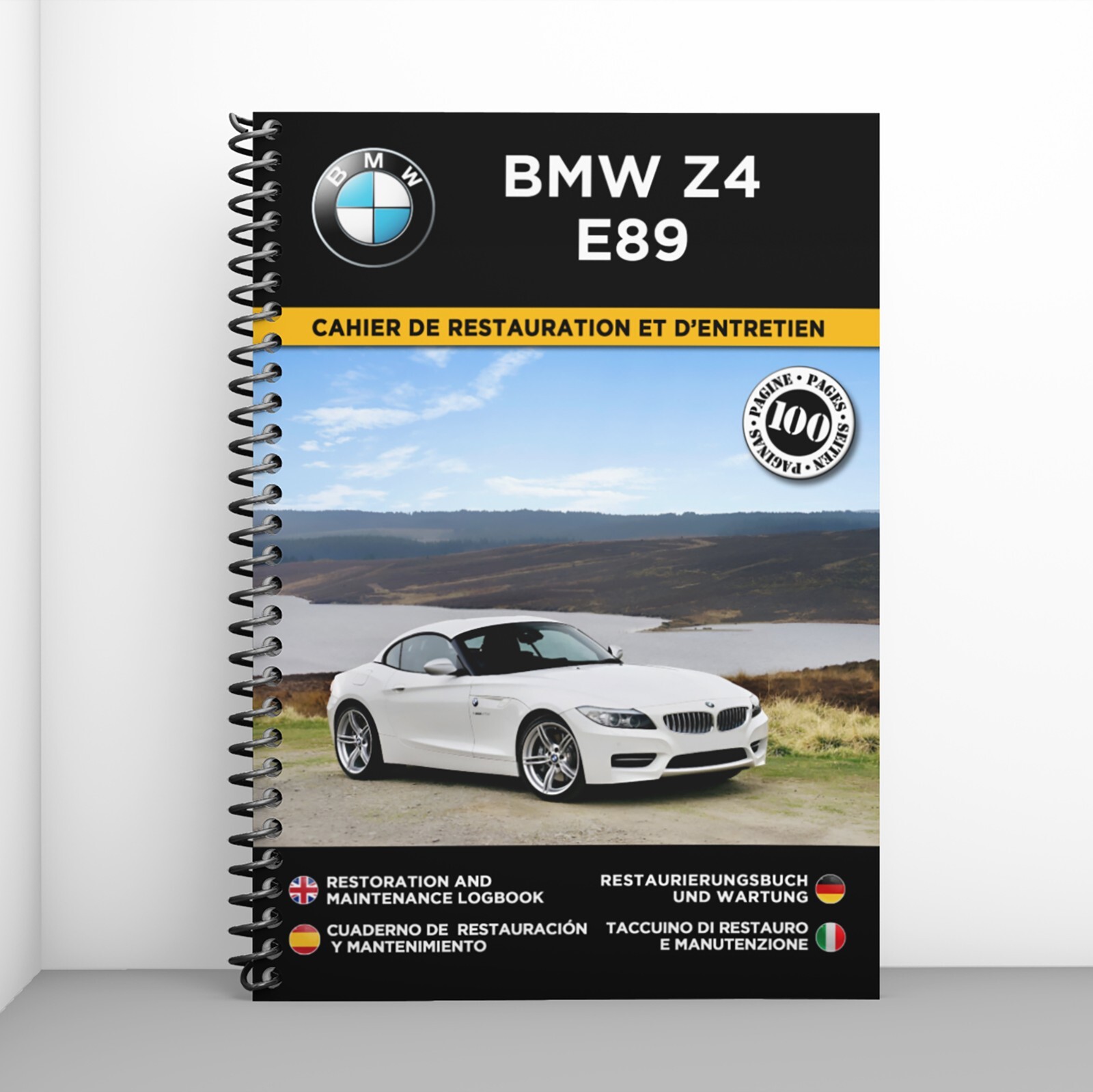 Carnet de restauration BMW Z4 E89 pour stopper l'historique d'entretien inconnu