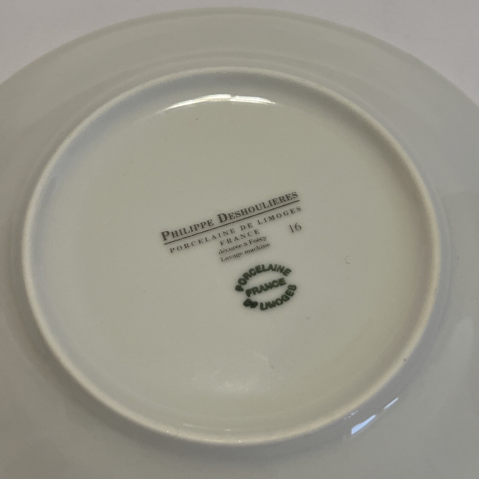 Philippe Deshoulieres Limoges France 6” Dessert Plate Porcelain Au Bon