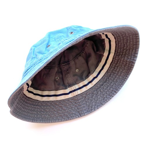 Hanna Andersson Boys Bucket Sun Hat Size M (2-6 yrs) Reversible Gray to Blue - Picture 5 of 5