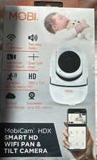 MobiCam HDX Smart HD WiFi Pan  Tilt Camera Baby Monitor, New In Packaging