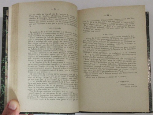 PARTI SOCIALISTE SFIO 8e CONGRES NATIONAL 1911 JAURES LAFARGUE VAILLANT GUESDE - Imagen 3 de 11