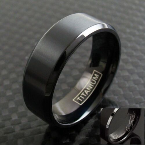 Forest View - Camo Mens Wedding Band In Sandblasted Titanium - Foto 3