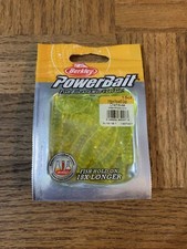 Berkley Powerbait 3" Power Grub Chartreuse 1ea 15ct Pk.-Brand New-SHIPS N 24 HRS