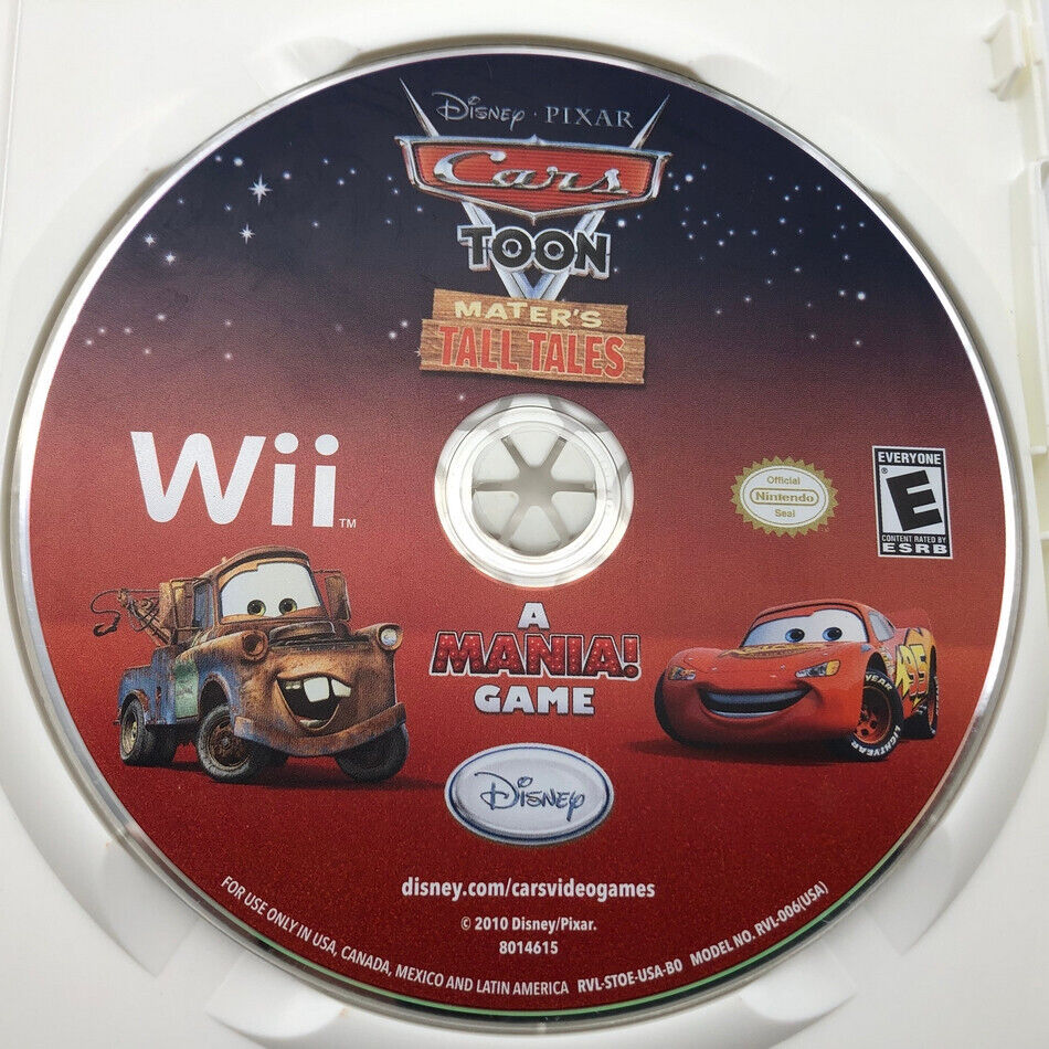 CARS TOON MATER'S TALL TALES DISNEY - NINTENDO WII USED GAMES – Just4Games