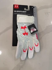 Under Armour Spotlight Football Gloves Limited Edition Sizes S,LG,XL MSRP $50