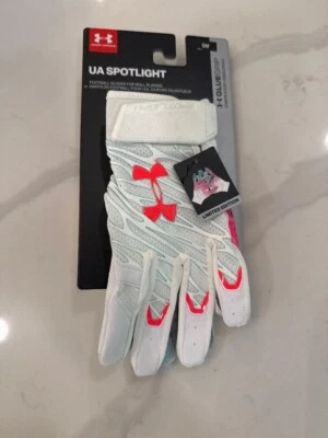 Under Armour Spotlight Football Gloves Limited Edition Sizes S,LG,XL MSRP $50