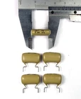 4 pcs Philips Mullard Mustard 0,1uF 100nF KT347 100V capacitor Tone bender
