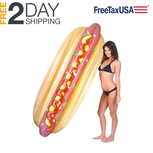 hot dog pool inflatable