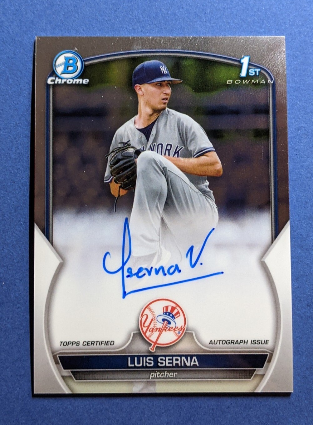 2023 Bowman Chrome Luis Serna 1st Prospect Auto #CPA-LS Autograph