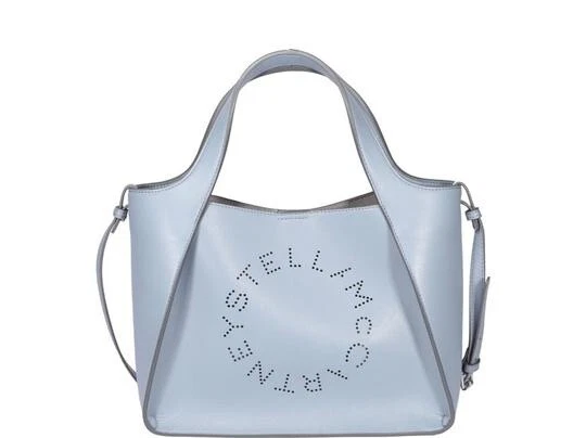 Stella McCartney — Beautiful! STELLA MCCARTNEY Alter Napa Logo Crossbody Bag Cameo Blue
