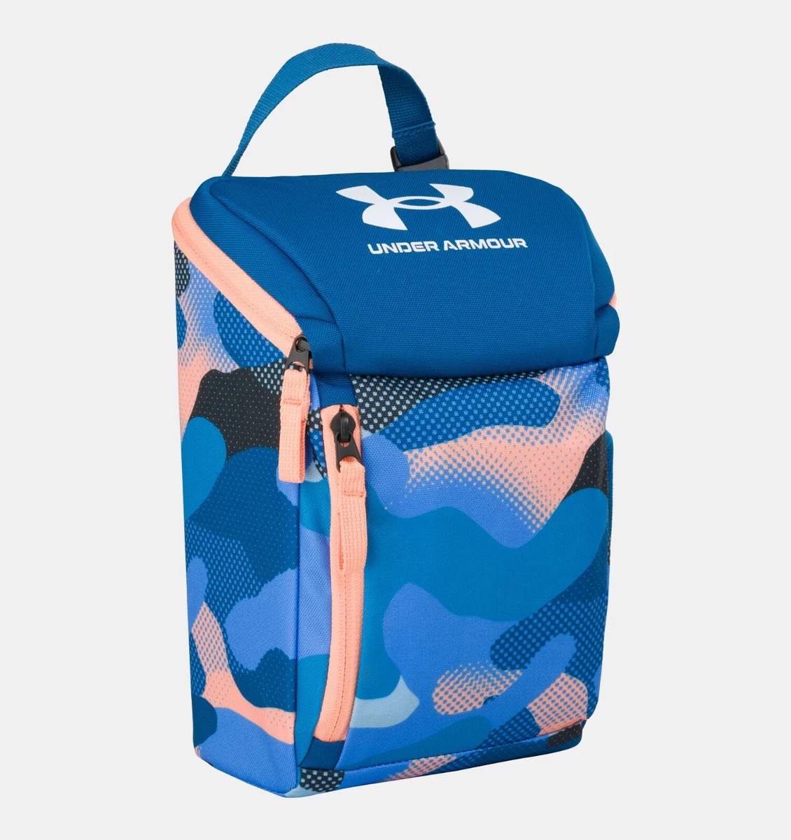 Under Armour Insulated Lunch Bag Hard Shell Mini Sideline Blizzard /Bubble  Peach