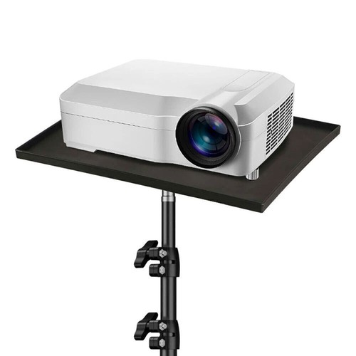 DVD Projector Bracket Laptop DJ Tripod Stand Adjustable Height with Tripod Trays - Picture 11 of 12