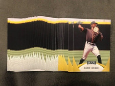 Lot of (40) MARCO LUCIANO Giants 2021 Leaf Draft Baseball cards 32 base + 8 gold