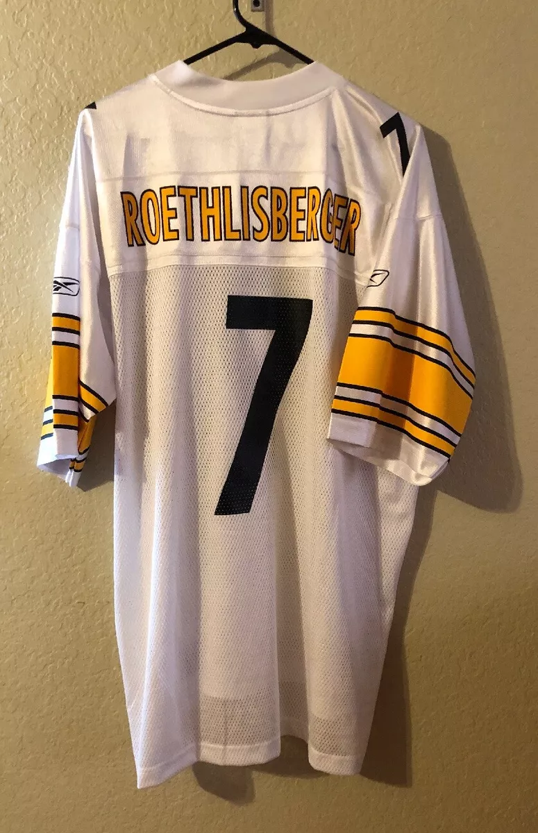 Nike Pittsburgh Steelers No7 Ben Roethlisberger White Men's Stitched NFL 100th Season Vapor Limited Jersey