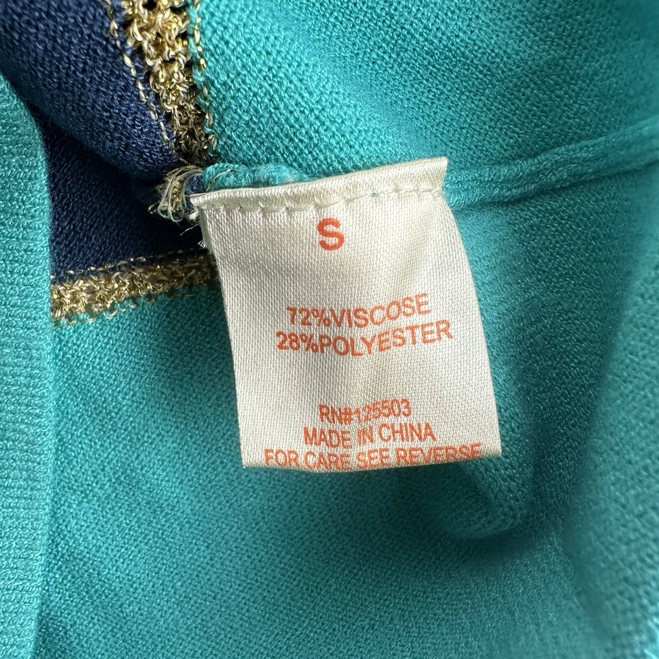 Roto por Ronny Kobo Rayas Largo Suéter Midi Falda Larga Talla S Foto 4 de 4