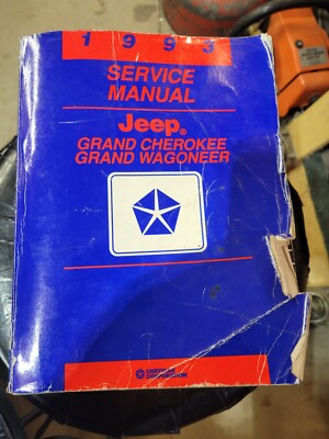 1993 Jeep Grand Cherokee & Grand Wagoneer Service Shop Repair Workshop Manual | eBay