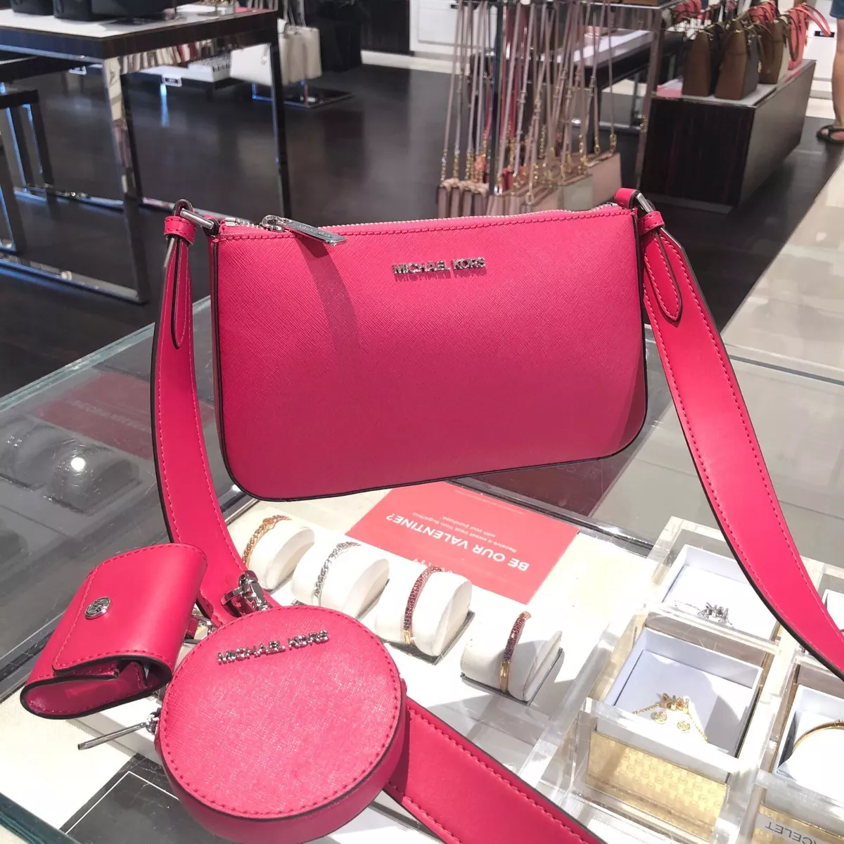 MICHAEL KORS: Jet Set Michael crossbody bags - Pink