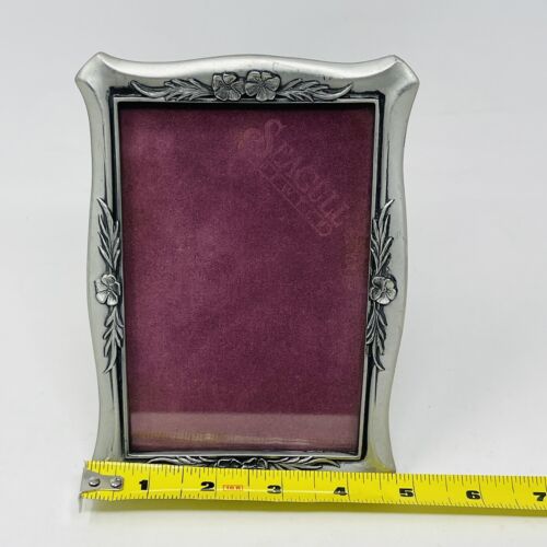 Seagull Pewter Picture Frame Flower Floral Vintage 80's Retro Romantic 1988 - Bild 13 von 18