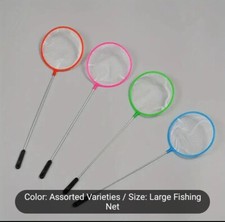 2pcs Random Color Round Fish Tank Fishing Net, Small Hand-made Net, Aquarium