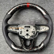 Forge Carbon Fiber Leather Steering Wheel Installation for Cadillac CT4 CT5
