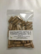 Saw Palmetto, Stinging Nettle, & Pumpkin Extract - Vegan Capsules