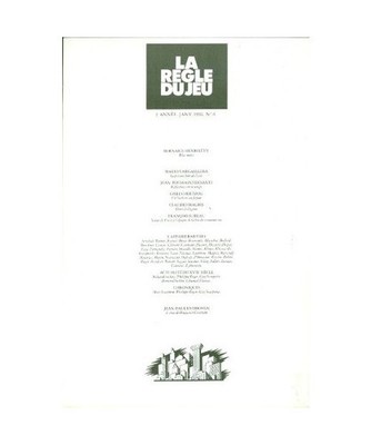 La règle du jeu n°06, Lévy, Bernard-Henri