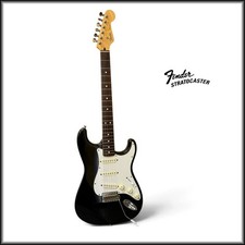 FenderFenderElectric Guitar Stratocaster Black MADE IN JAPAN 1994-95 Usato