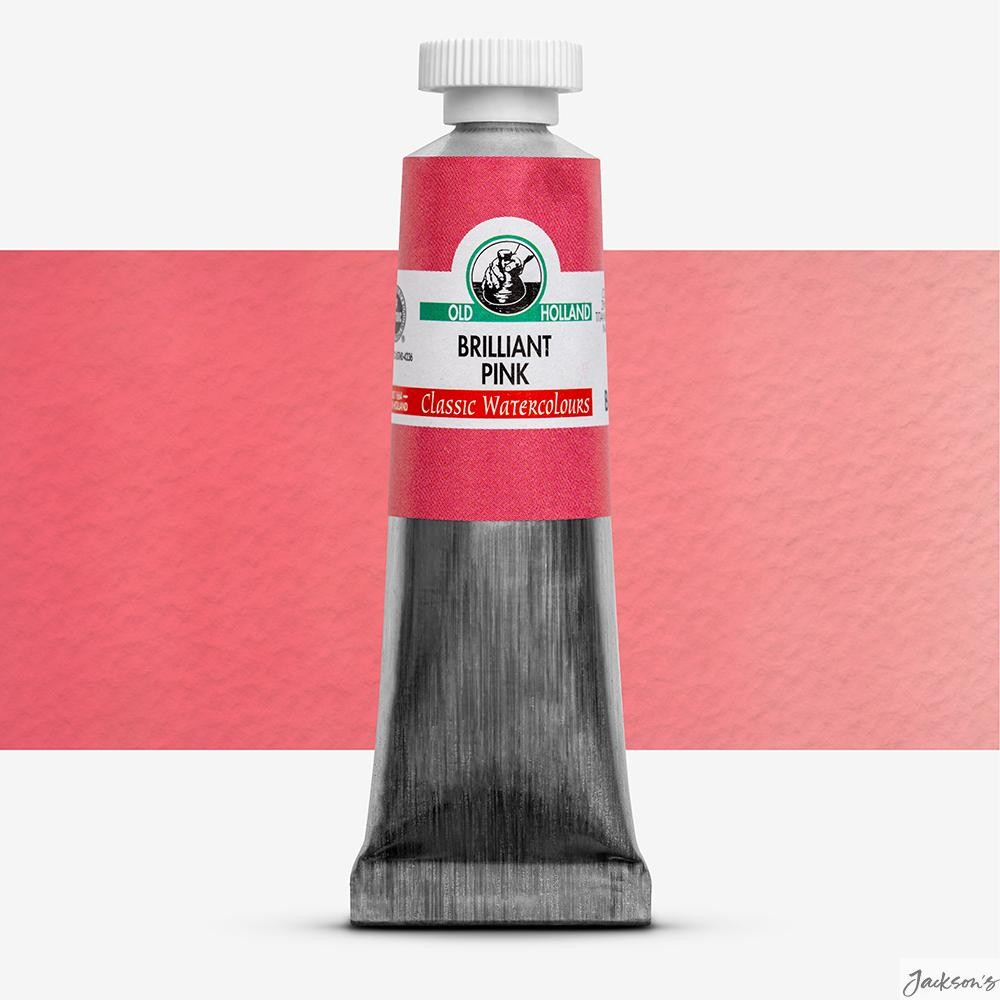 Old Holland Classic Watercolour Paint Tube 18ml Brilliant Pink For Artists