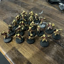 WARHAMMER LOTR -  EASTERLING WARRIORS (PLASTIC) PAINTED 20X