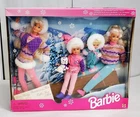 R-736 VINTAGE 1995 MATTEL WINTER HOLIDAY BARBIE GIFT SET-MINT IN BOX!