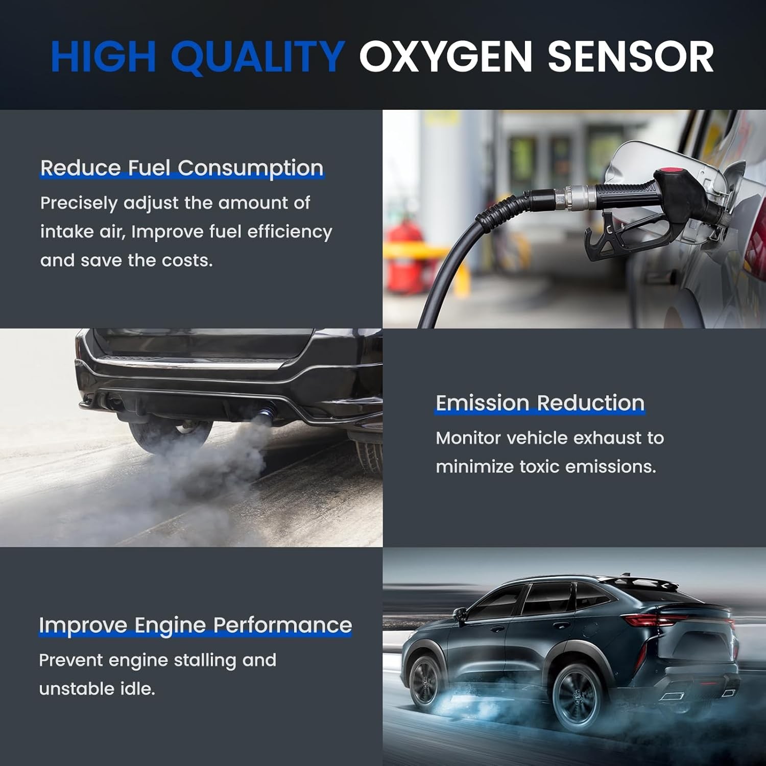 Upstream & Downstream Oxygen O2 Sensor for 2004-2006	Jeep	Wrangler	4.0L	V6 thumbnail 7