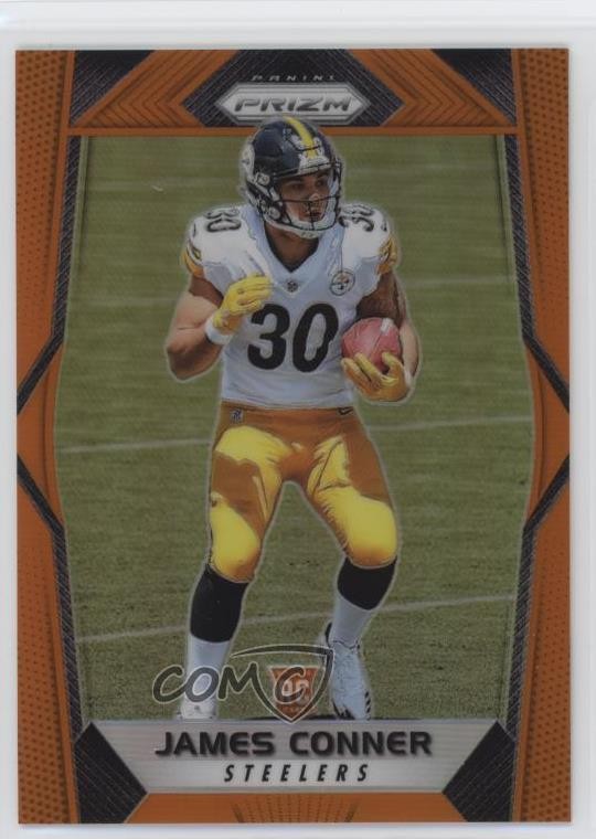2017 Panini Prizm Rookies Orange Prizm 91/275 James Conner #225 13s1