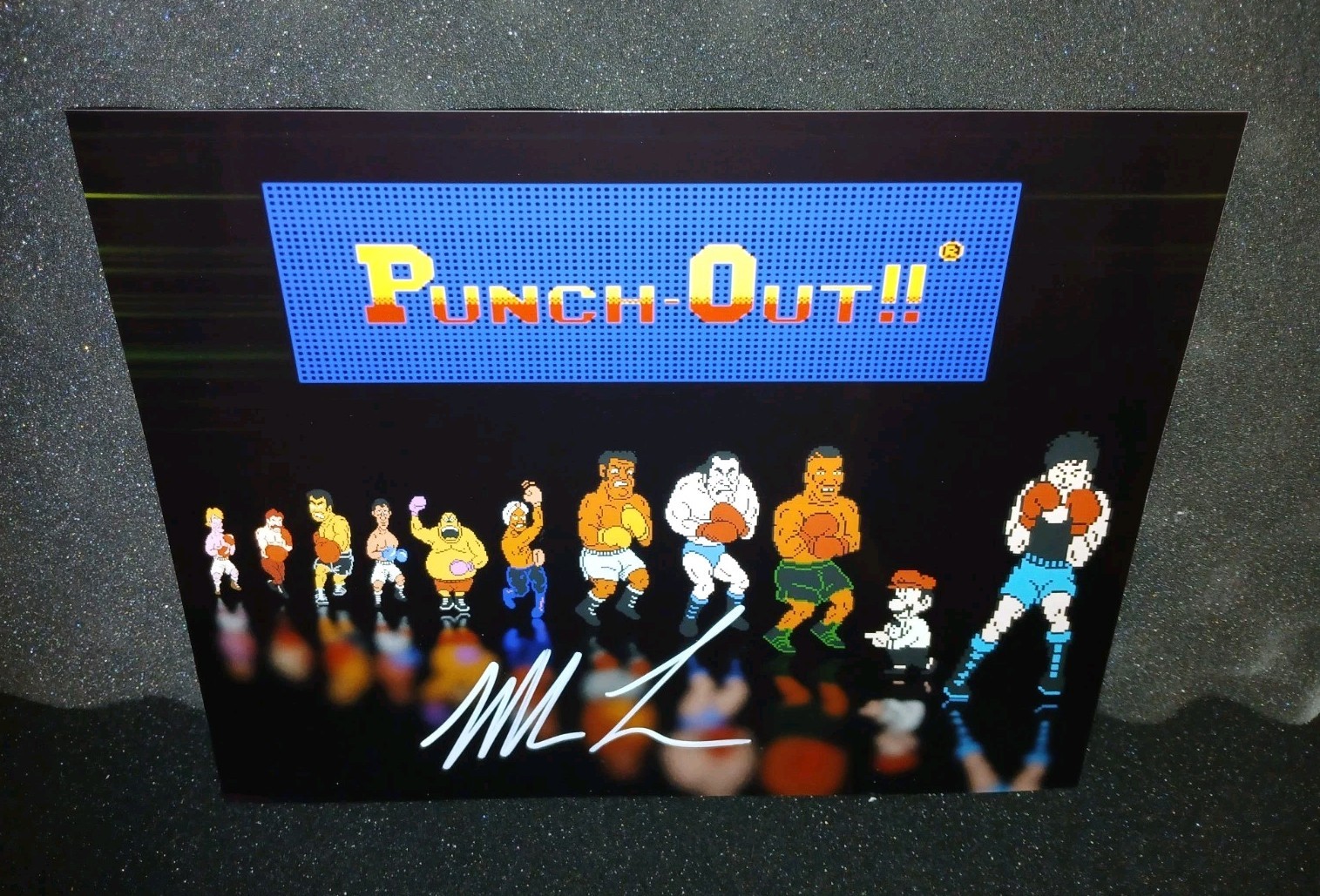 MIKE TYSON AUTOGRAPHED 8X10 PHOTO WITH COA PUNCH OUT NINTENDO