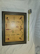 Vtg 1970 Three Mountaineers Inc. Herbs Spices Wooden Wall Spice Rack Cabinet Box