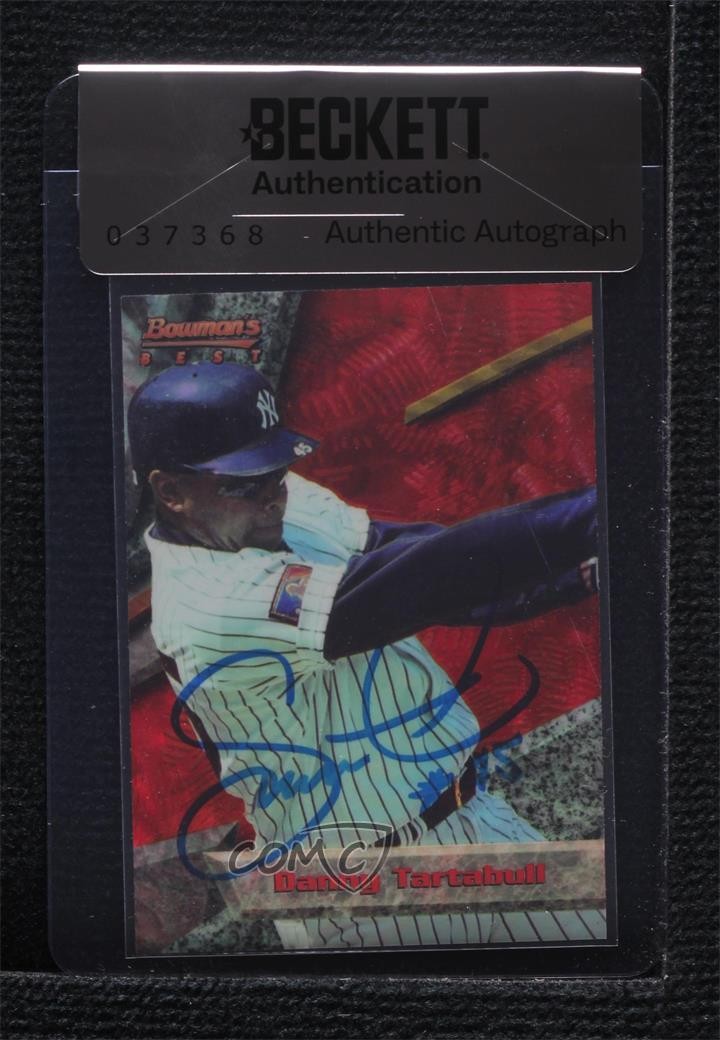1994 Bowman's Best Red Refractor Danny Tartabull #18 3c7
