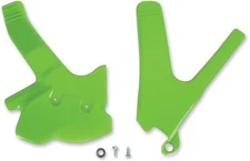 UFO Frame Guards KX Green for Kawasaki KDX200 1995-2006 for Kawasaki KDX200