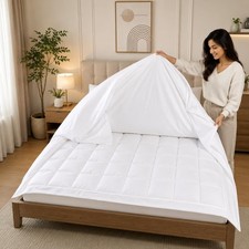 Sleep-Nest 3 Sided Zipper Duvet Cover Set - Easy On/Off Closure Ultra