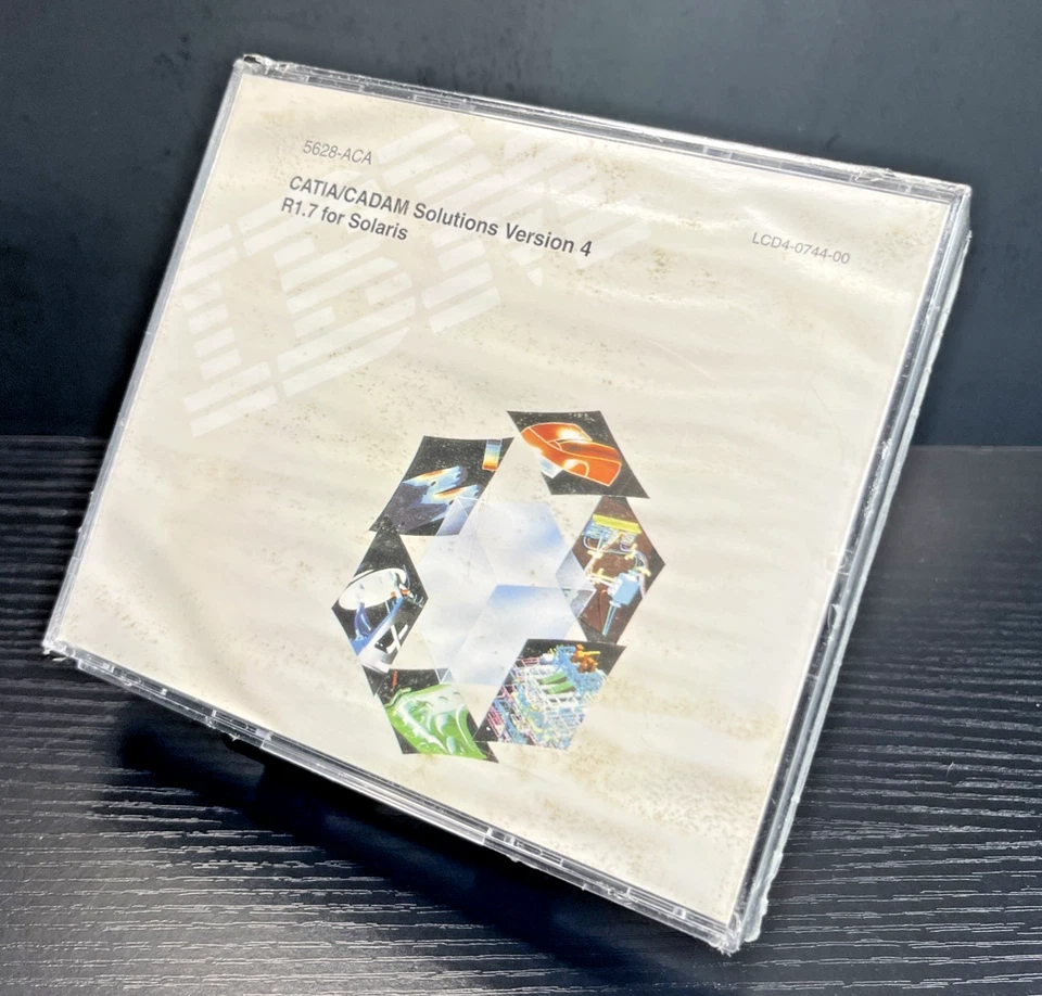 IBM CATIA/CADAM Solutions V4 R1.7 Solaris CAD Software Sealed CD - Image 2 of 4