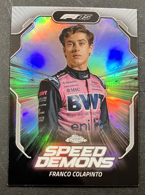 Franco Colapinto Speed Demons SD-9 - 2025 Topps Chrome Insert Formula 1 F1 Card