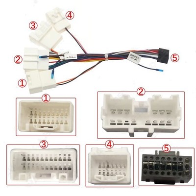 ANDROID HEAD UNIT POWER / STEERING CABLING FOR  MITSUBISHI PAJERO 2000-2019