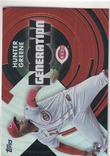 2022 TOPPS GENERATION NOW RC HUNTER GREENE CINCINNATI REDS ROOKIE BASEBALL #2385