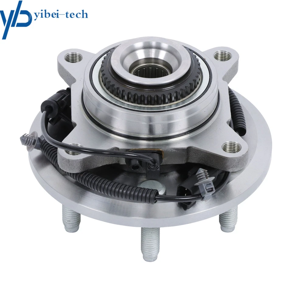 Par de cojinetes de cubo de rueda delantera para Ford F-150 Expedition Navigator 2011-2014 4x4 Foto 3 de 4