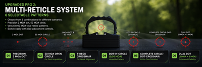 ADE RD3-021-PRO2 Shake Wake+Multi Reticle Red Dot+Springfield