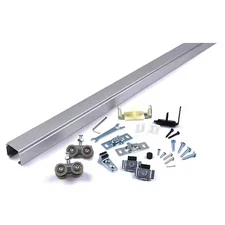 National Guard Slal-250-Pd-72 Track Kit, Sliding Door Type, Alum., Silver,
