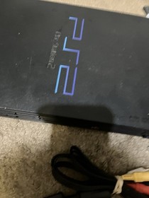 Authentic & Tested Black PlayStation 2 Fat Console With Controller, Works, Read