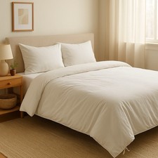 Pottery Barn Duvet Cover King Cal Off White C...